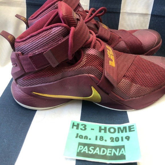 NIKE LEBRON SOLDIER IX 9.5 PRM 749490 King James - Picture 3 of 8